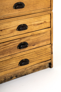 vintage map chest