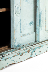 Victorian painted pine bookshelf