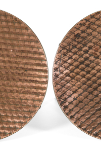 copper top side tables