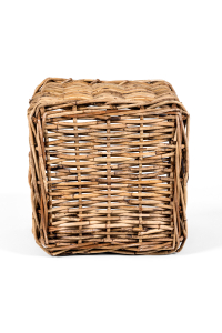 English log basket