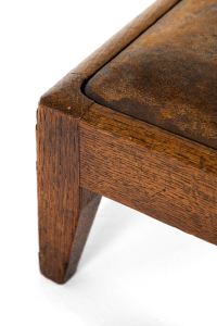 small oak stool
