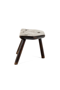primitive antique stool
