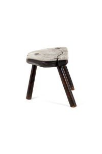 antique elm stool