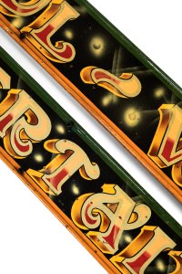 antique enamel signs