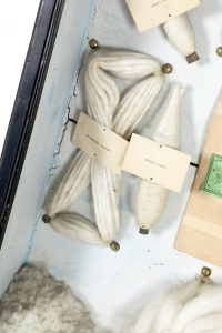 Wool factory sample case