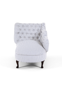 antique striped chaise longue