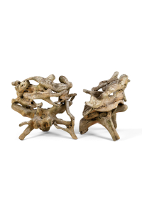 Tree trunk chairs